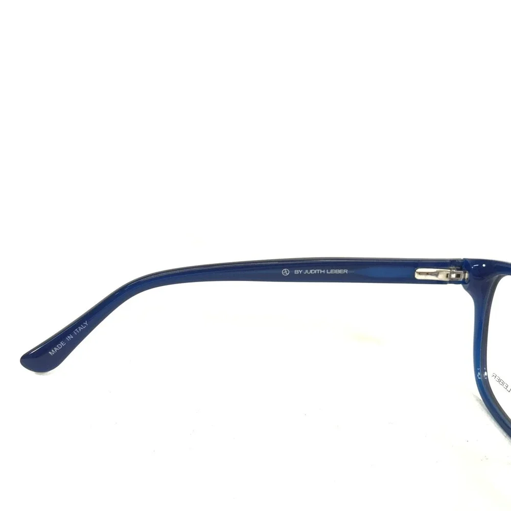 Judith Leiber Eyeglasses Frames JL-3041 Denim Blue Cat Eye Crystals 53-18-140